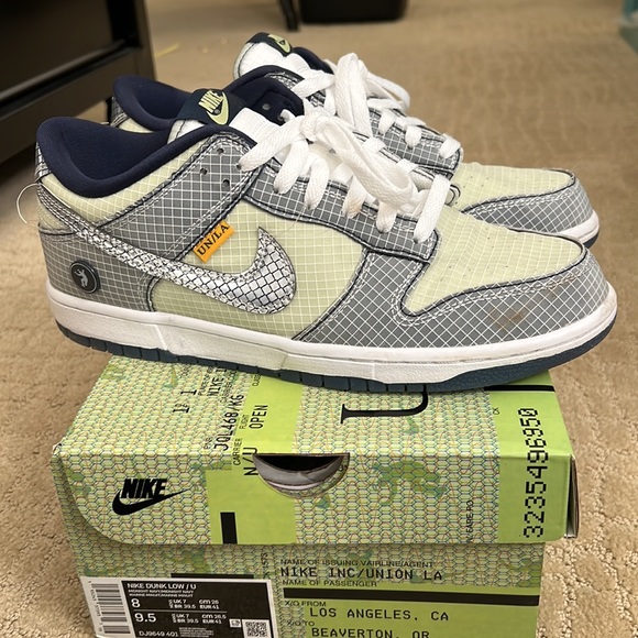 Nike dunk low- Union pistachio 8 - Picture 7 of 8